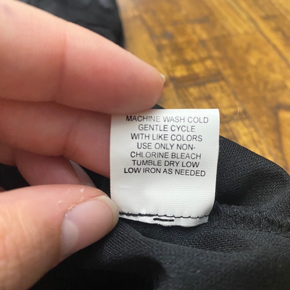 NY Collection Plus Size Black Polka Dot Blouse - Picture 7 of 11